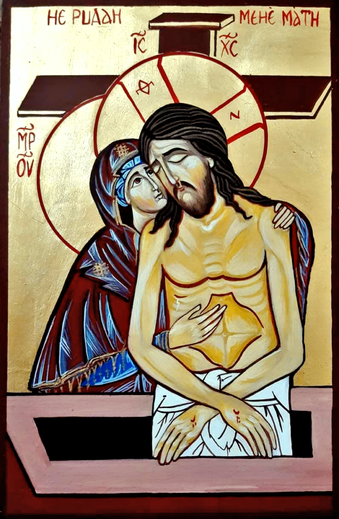 Złożenie Jezusa do Grobu, autor: Joanna Taraszka